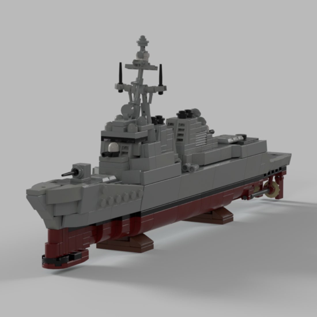 Maßstab 1/485: USS Oscar Austin DDG - 79 – Militär klemmbausteine - LesDiy - Klemmbausteine