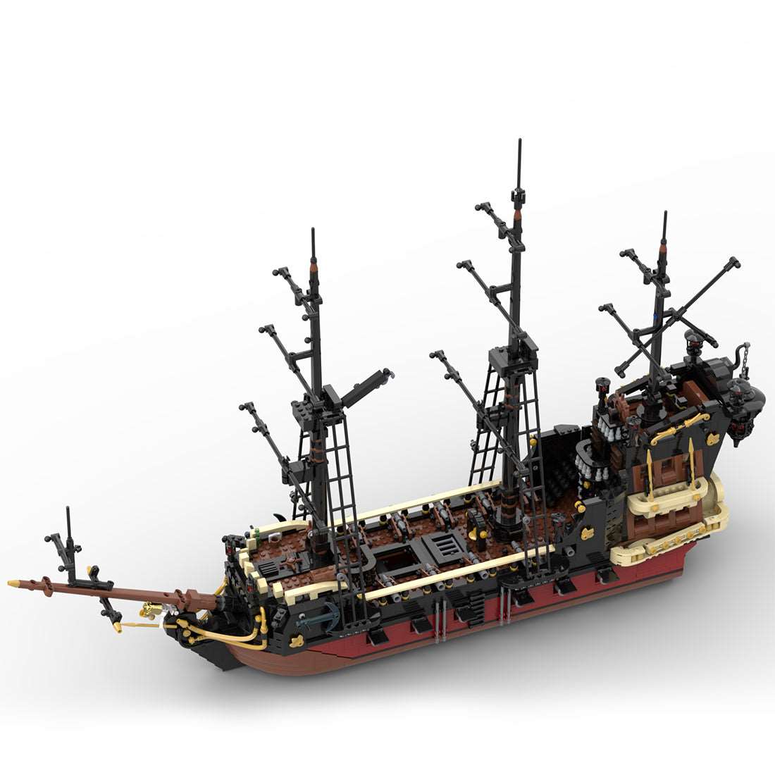 Medieval Pirate Ghost Ship Klemmbausteine - LesDiy - Klemmbausteine