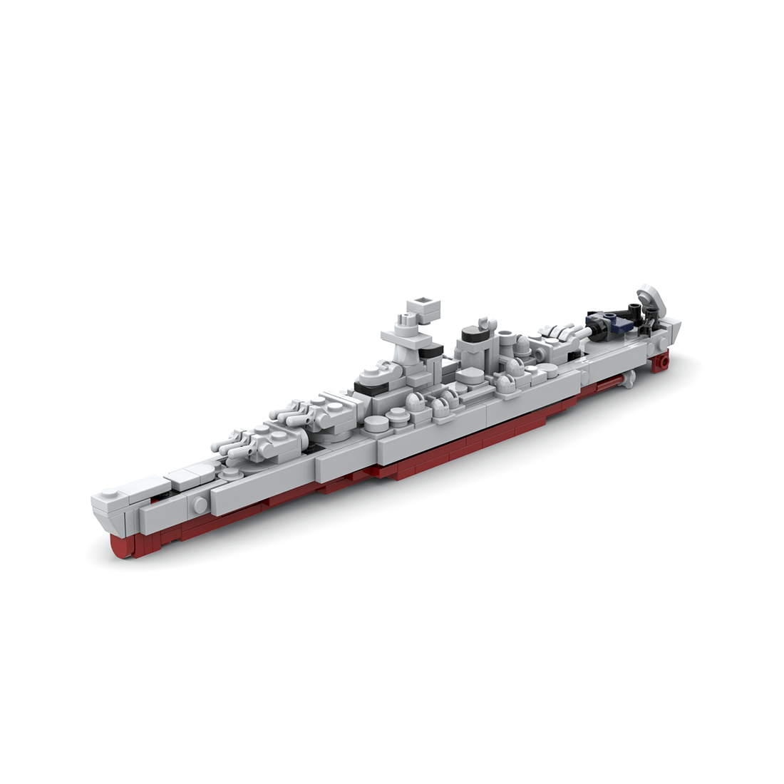 Mini Armed Naval Vessel Set 2 Klemmbausteine - LesDiy - Klemmbausteine
