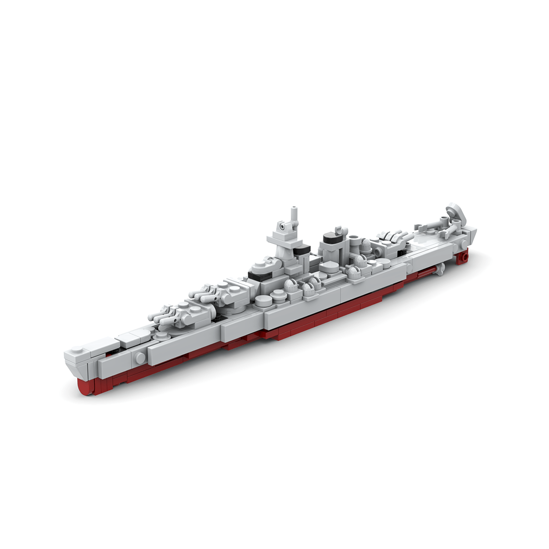Mini Armed Naval Vessel Set 2 Klemmbausteine - LesDiy - Klemmbausteine
