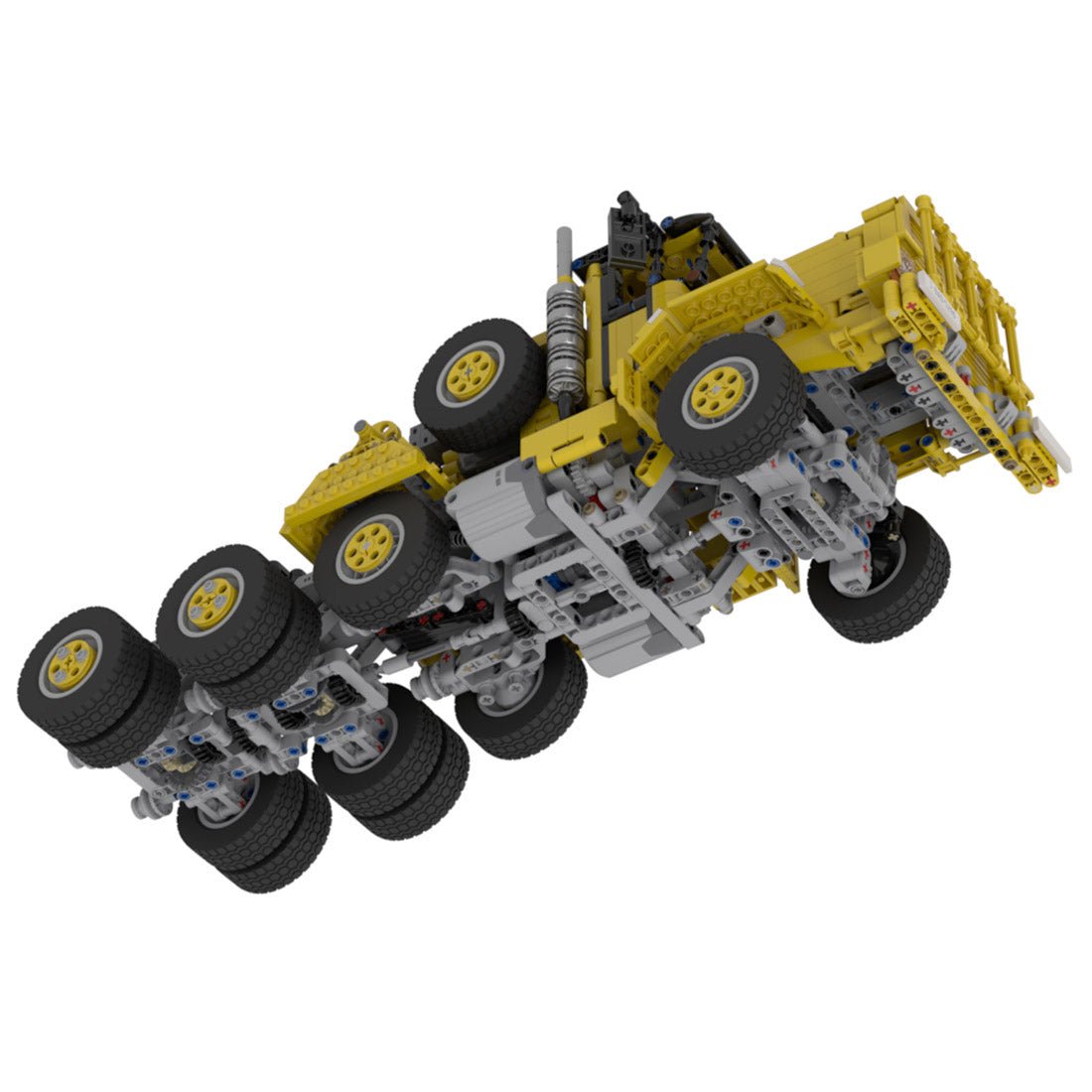 Mit Suspension Heavy Equipment Transport Vehicle - LesDiy - Klemmbausteine