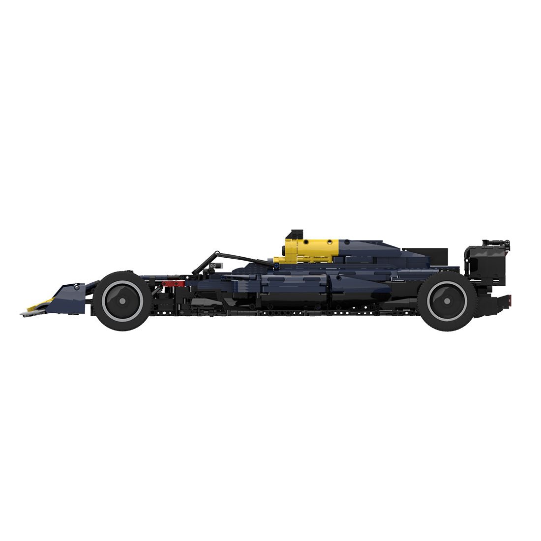 MOC - 104269 Red Bull F1 RB18 1:8 Scale Klemmbausteine - LesDiy - Klemmbausteine