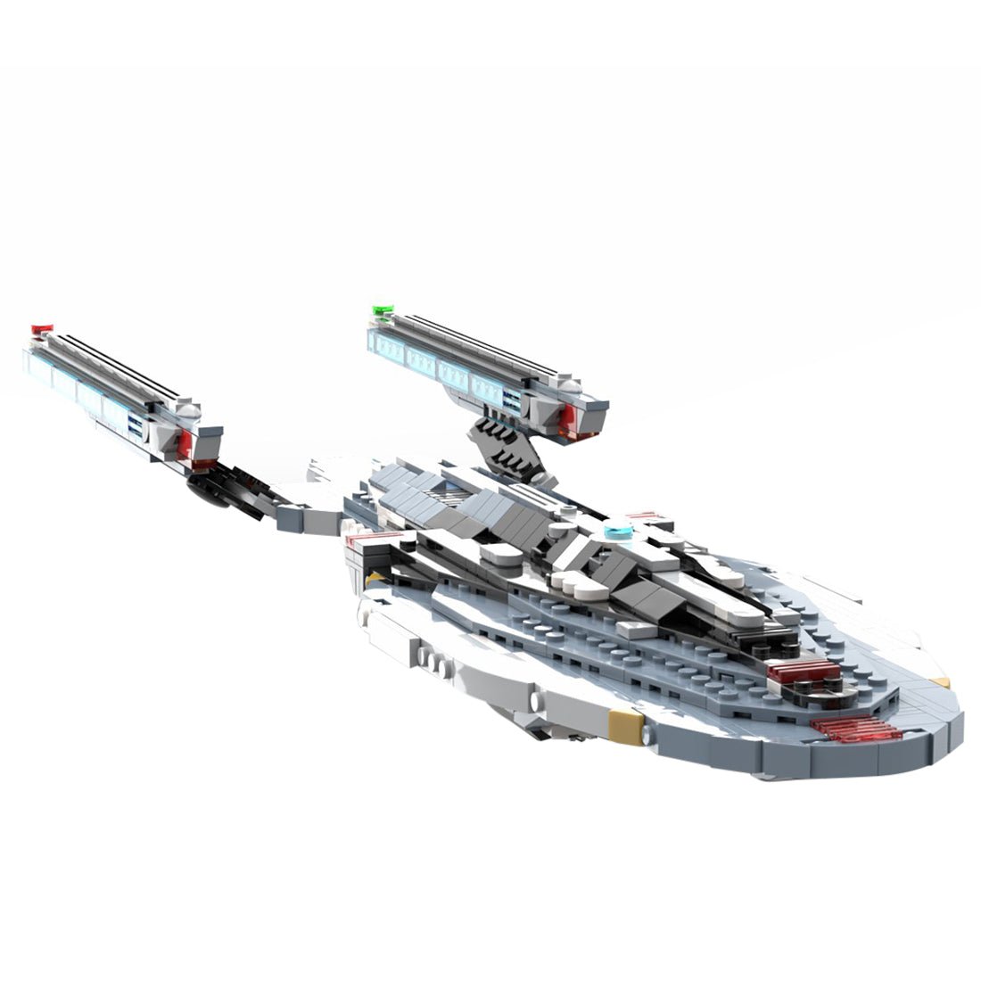 MOC - 104541 Explorer Raumschiff Klemmbausteine - LesDiy - Klemmbausteine