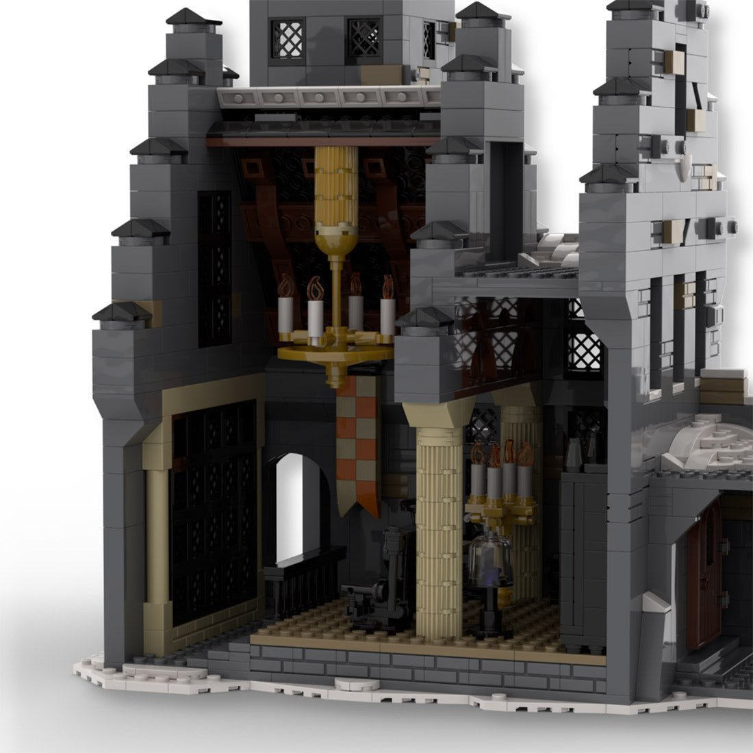MOC - 109103 Magisches Filmszenenschloss Klemmbausteine - LesDiy - Klemmbausteine