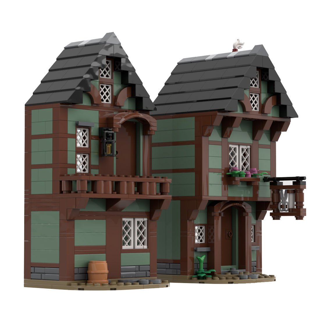 MOC - 109203 Medieval Alley's Inn - LesDiy - Klemmbausteine