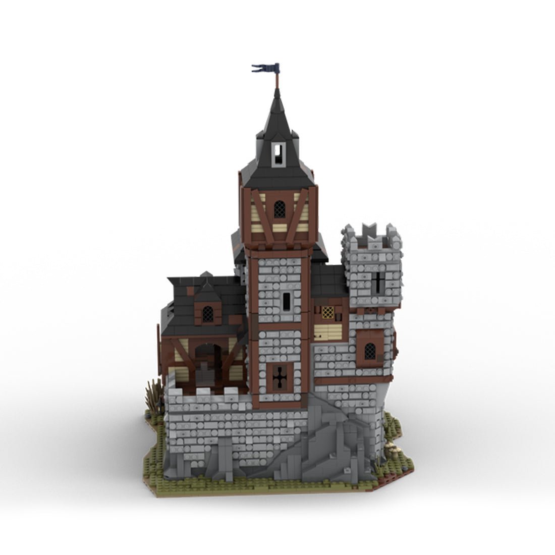 MOC - 109930 Medieval Castle Klemmbausteine - LesDiy - Klemmbausteine
