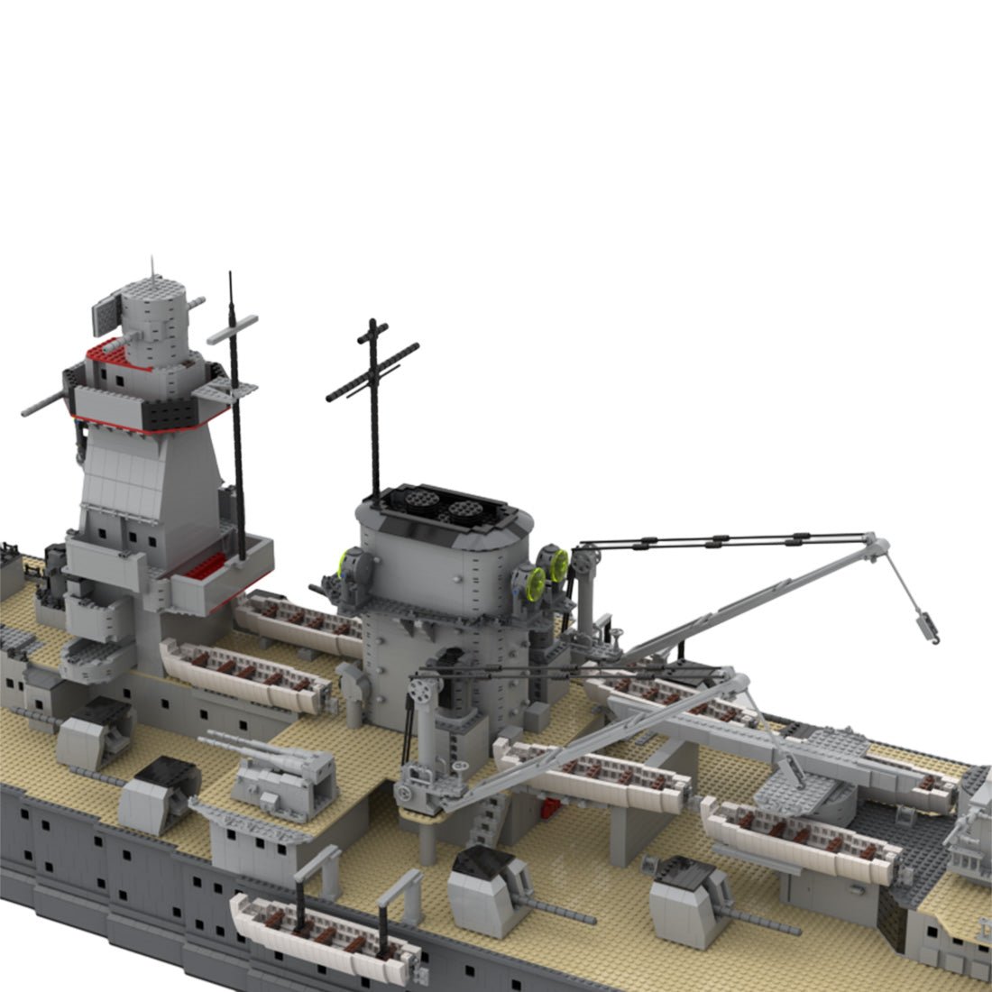 MOC - 112083 Admiral Graf Spee Klemmbausteine - LesDiy - Klemmbausteine