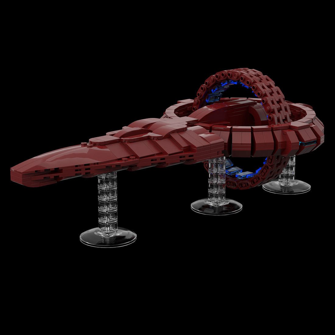 MOC - 113904 Vulcan D'kyr Class Klemmbausteine - LesDiy - Klemmbausteine