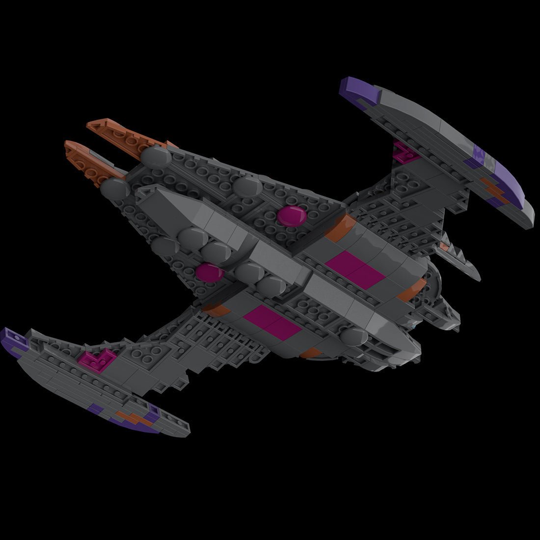 MOC - 115454 Battlecruiser Model Spaceship Klemmbausteine - LesDiy - Klemmbausteine