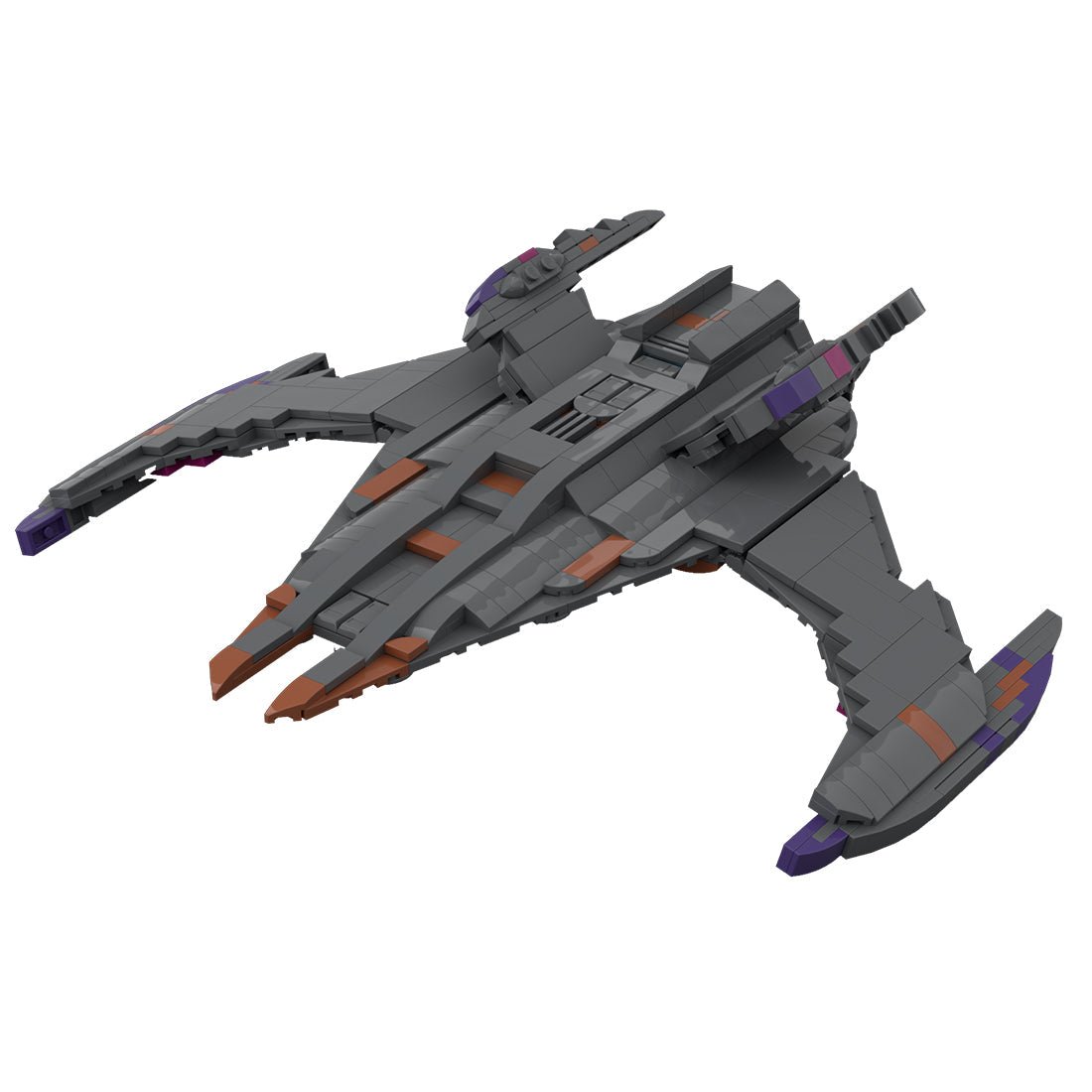 MOC - 115454 Battlecruiser Model Spaceship Klemmbausteine - LesDiy - Klemmbausteine
