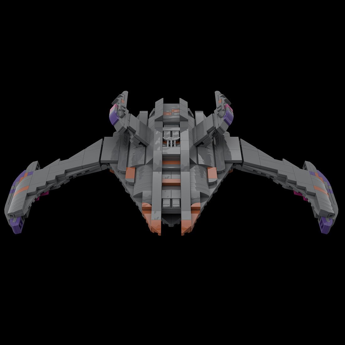 MOC - 115454 Battlecruiser Model Spaceship Klemmbausteine - LesDiy - Klemmbausteine