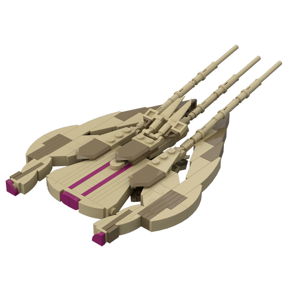 MOC - 115638 Xindi Reptilian Warship Klemmbausteine - LesDiy - Klemmbausteine