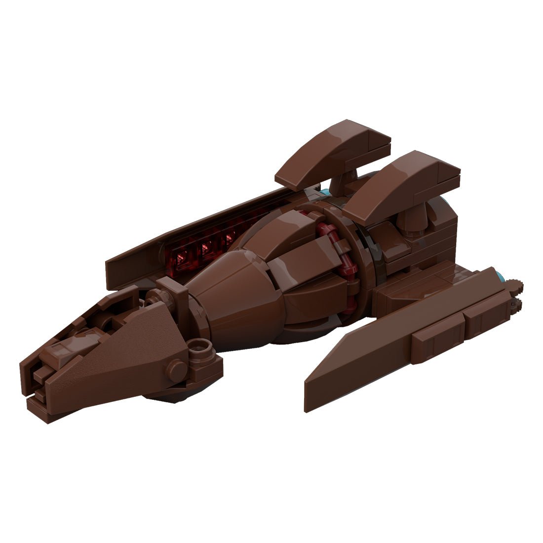 MOC - 116511 Hirogen Hunter Ship Klemmbausteine - LesDiy - Klemmbausteine