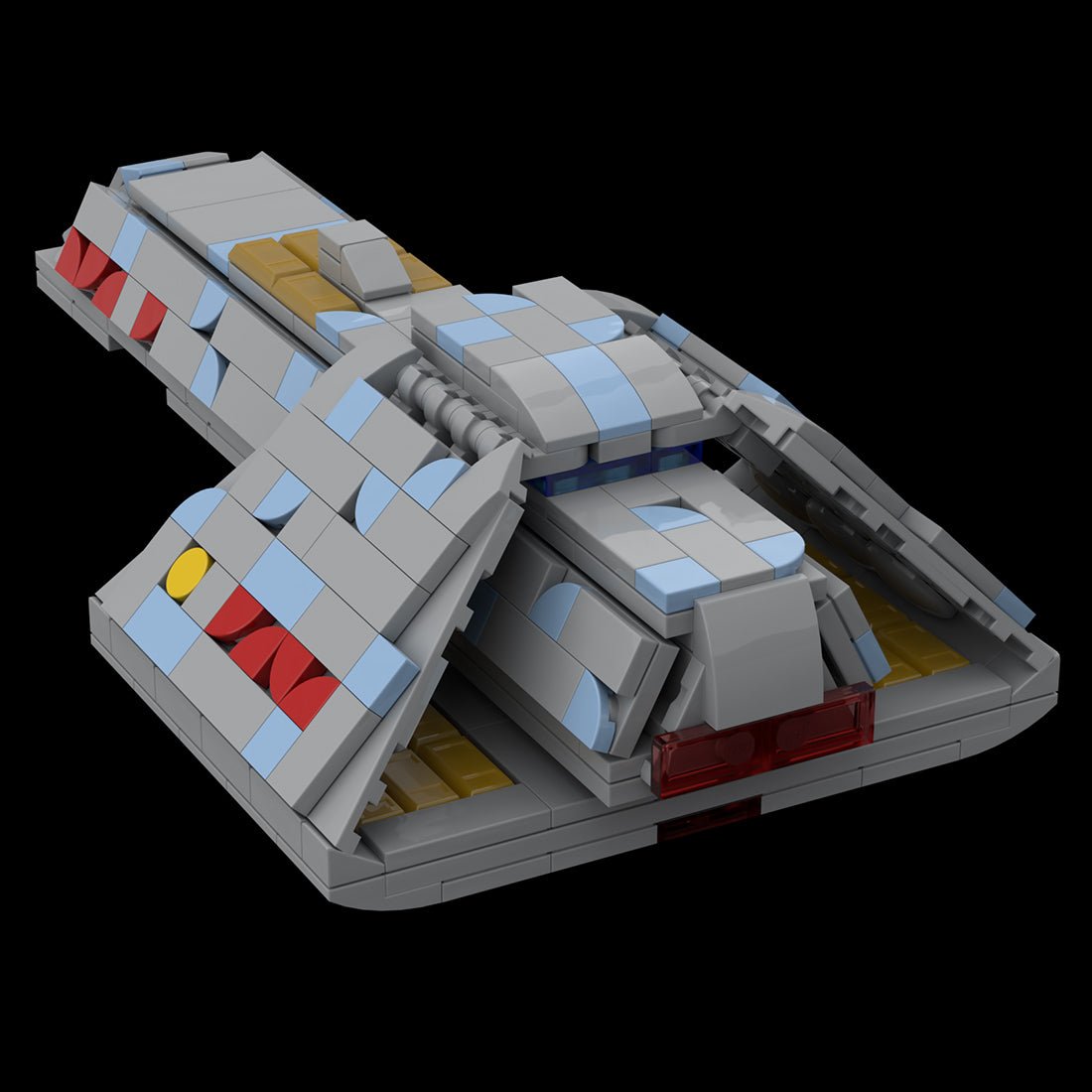 MOC - 116677 T'Pau Starship Klemmbausteine - LesDiy - Klemmbausteine