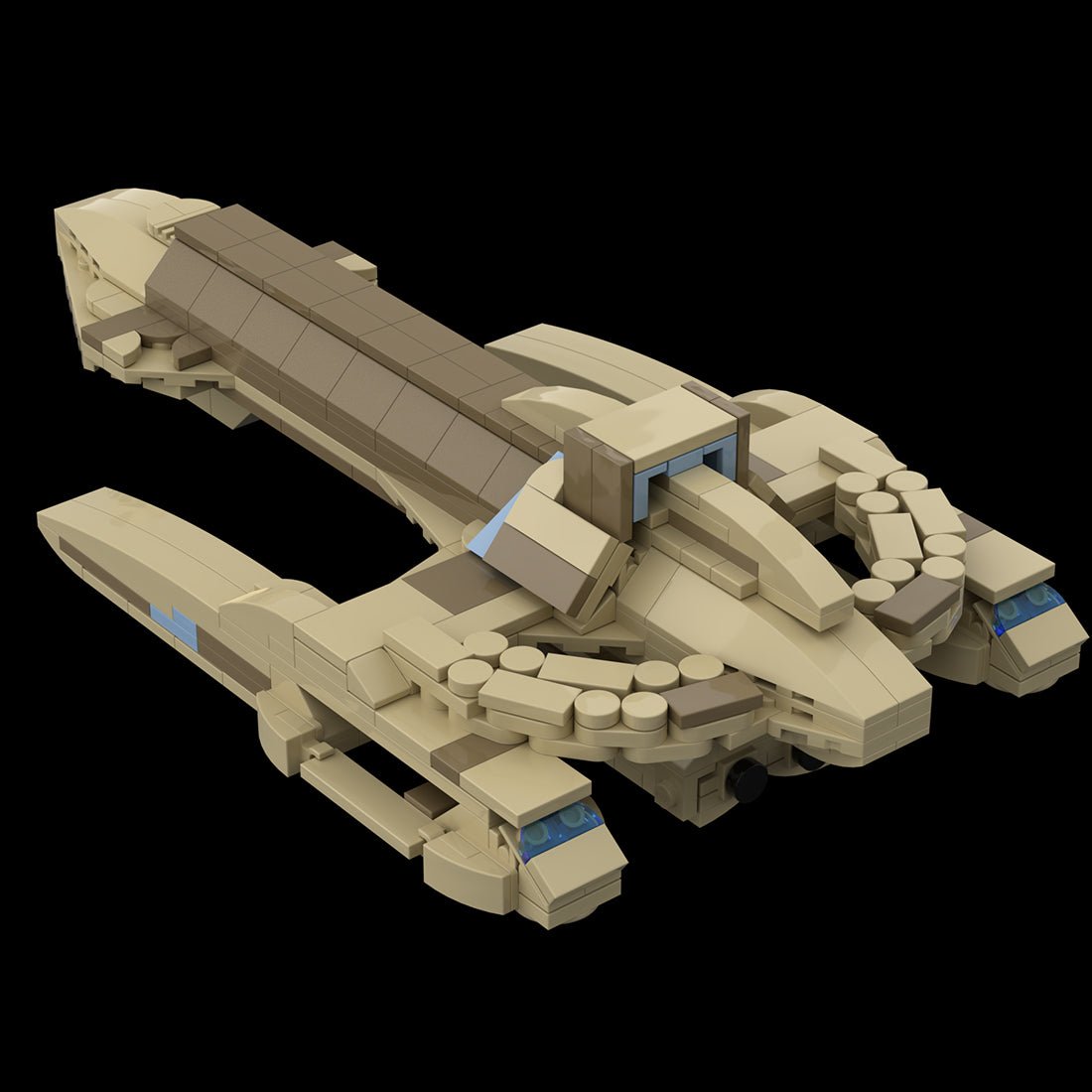 MOC - 117482 Karemma Ship Klemmbausteine - LesDiy - Klemmbausteine