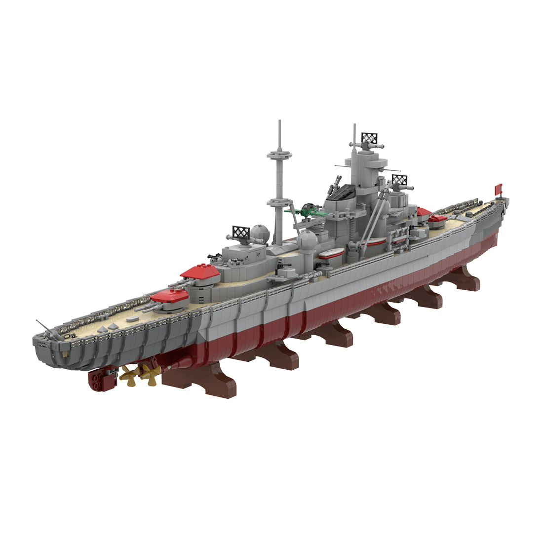 MOC - 119082 Prinz Eugen Klemmbausteine - LesDiy - Klemmbausteine