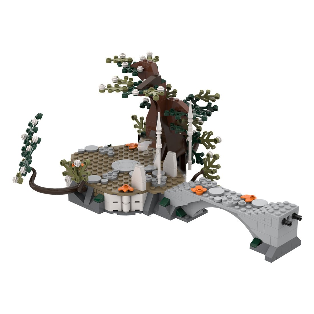 MOC - 122041 UCS Rivendell - Gates of Imladris Klemmbausteine - LesDiy - Klemmbausteine
