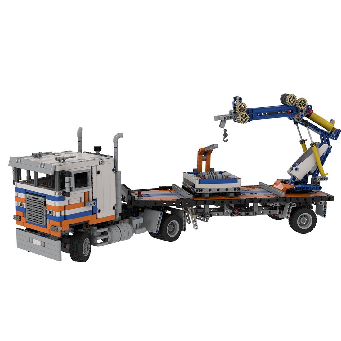 MOC - 122909 Freightliner FLB – B - Modell Klemmbausteine - LesDiy - Klemmbausteine