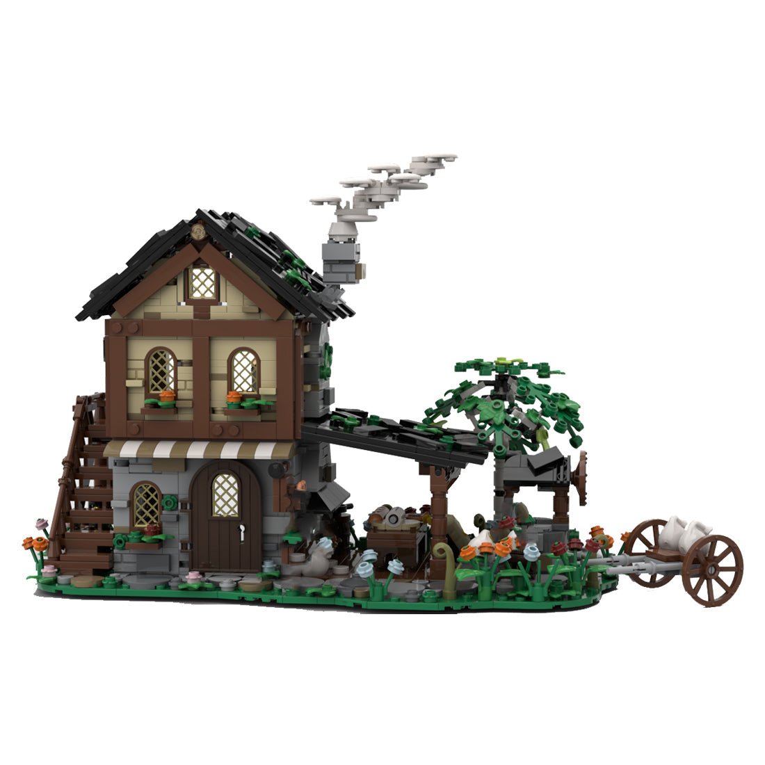 MOC - 125763 Medieval Bakery Klemmbausteine - LesDiy - Klemmbausteine