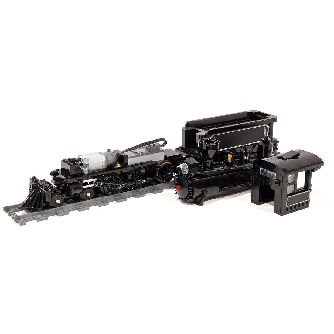 MOC - 130550 Sierra Railway No. 3 Locomotive - LesDiy - Klemmbausteine