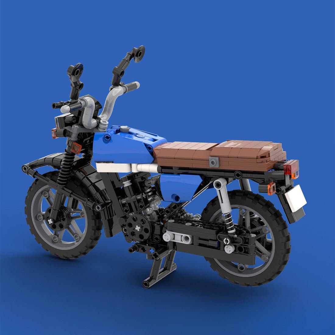 MOC-134654 Honda CG 125 (Sondermodell) Klemmbausteine-LesDiy-Klemmbausteine
