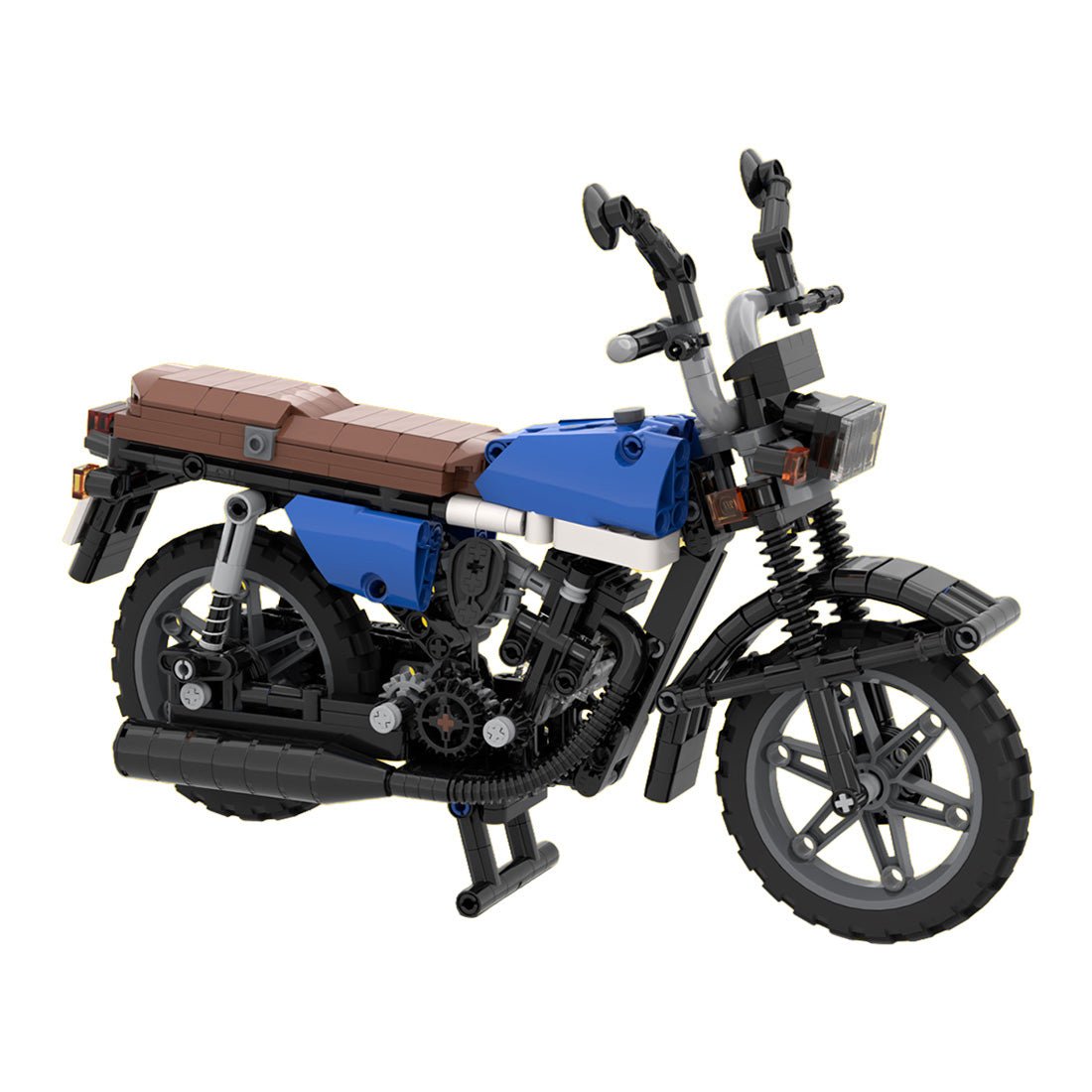 MOC-134654 Honda CG 125 (Sondermodell) Klemmbausteine-LesDiy-Klemmbausteine