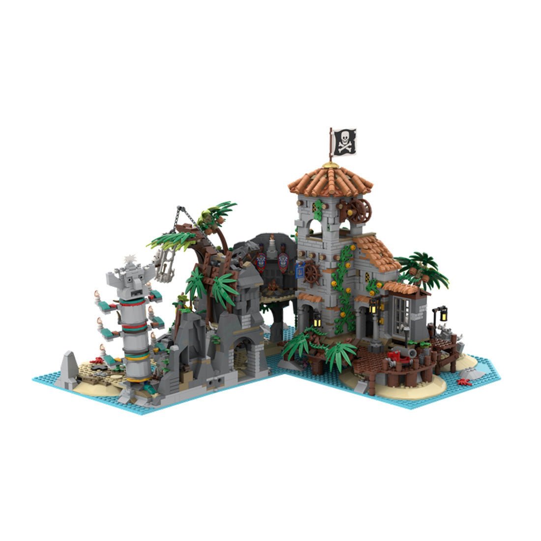 MOC - 138516 Treasure Island - Pirates of Barracuda Bay Klemmbausteine - LesDiy - Klemmbausteine