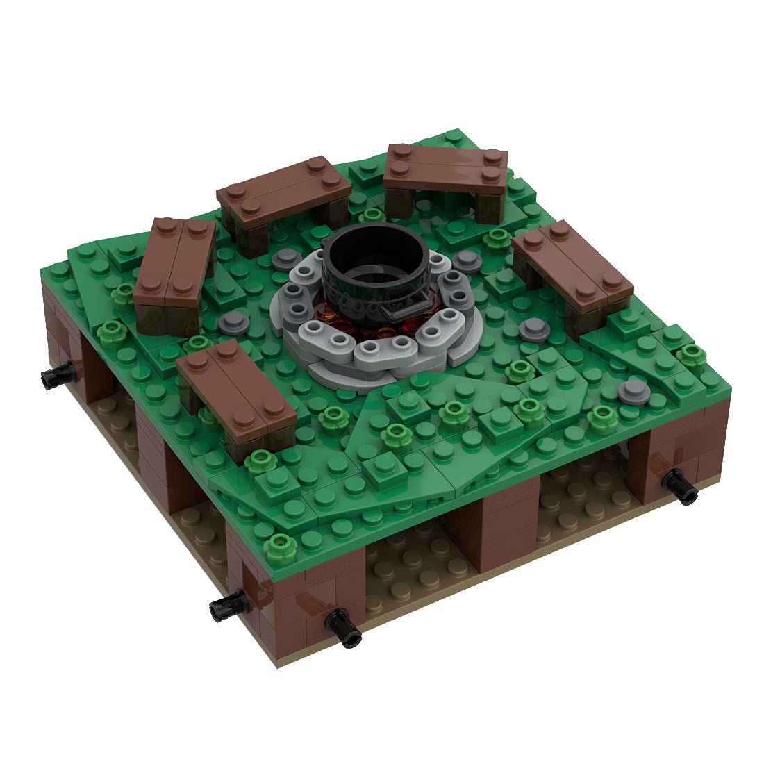 MOC - 139859 Roman Field Camp Fireplace Klemmbausteine - LesDiy - Klemmbausteine