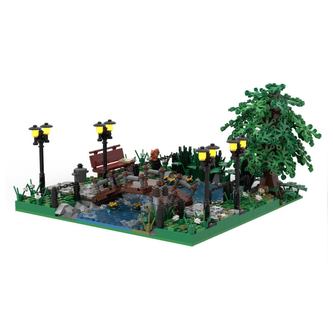 MOC - 142953 Summer Park Klemmbausteine - LesDiy - Klemmbausteine
