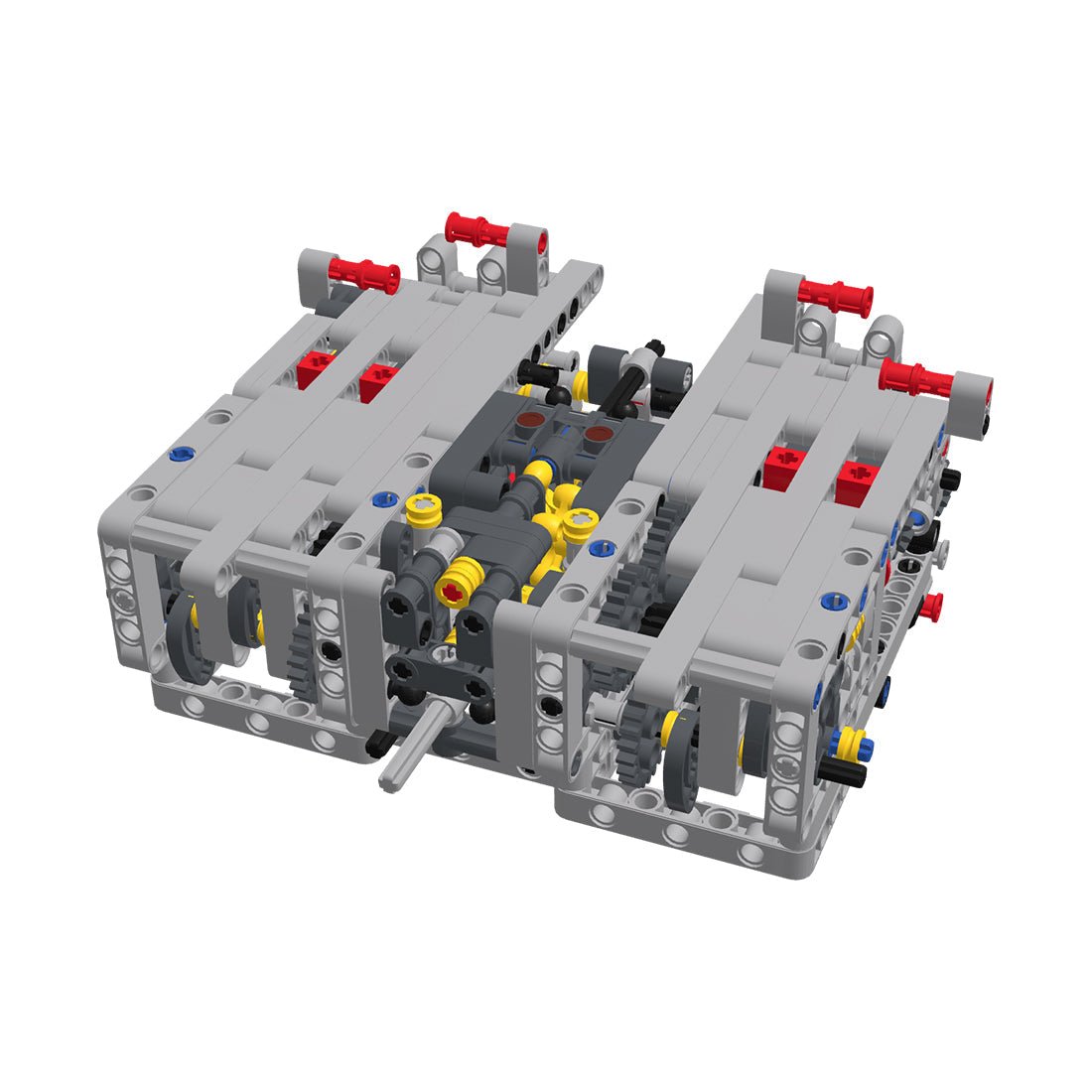 MOC - 14405 Sequentielles Doppelkupplungsgetriebe (DSG) 8 - Gang - Motor - LesDiy - Klemmbausteine