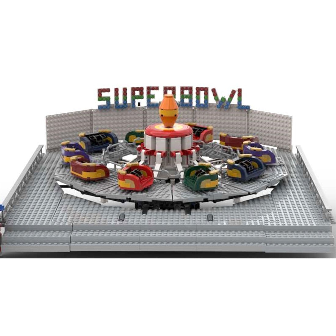 MOC - 148109 Superbowl Fairground ride Klemmbausteine - LesDiy - Klemmbausteine