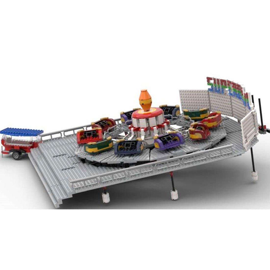 MOC - 148109 Superbowl Fairground ride Klemmbausteine - LesDiy - Klemmbausteine
