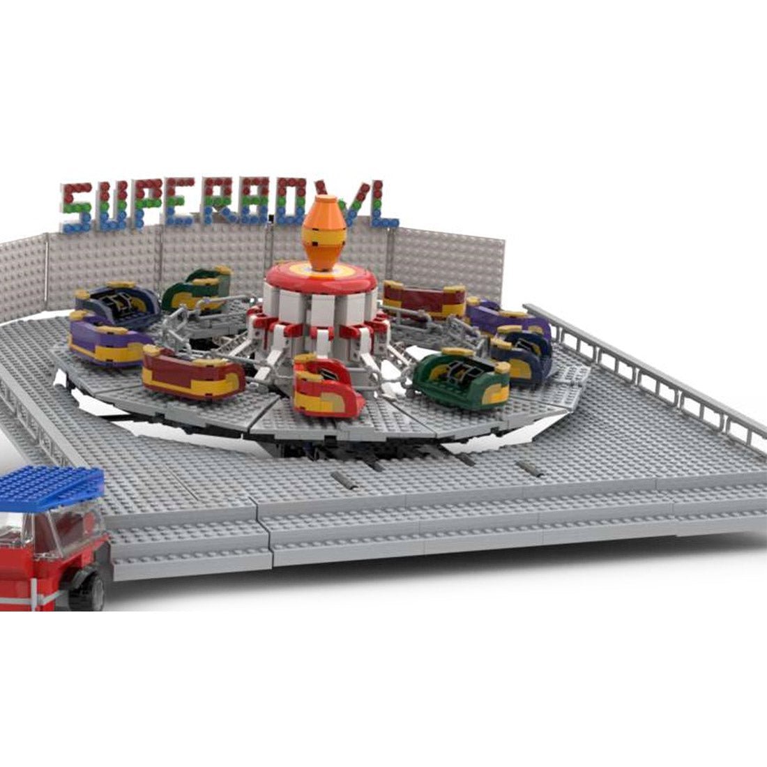 MOC - 148109 Superbowl Fairground ride Klemmbausteine - LesDiy - Klemmbausteine