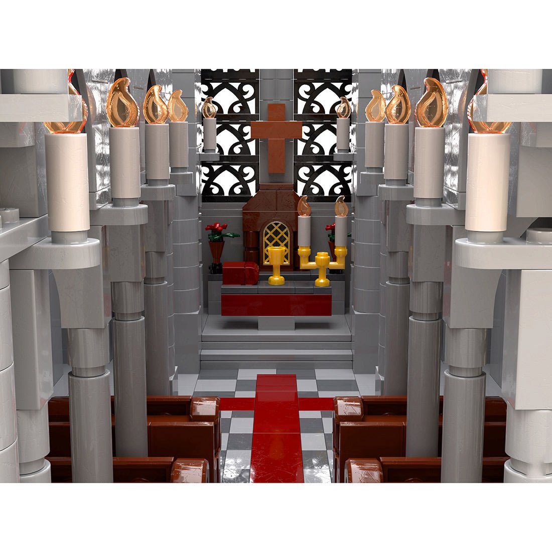 MOC - 148170 Gothic Cathedral Klemmbausteine - LesDiy - Klemmbausteine