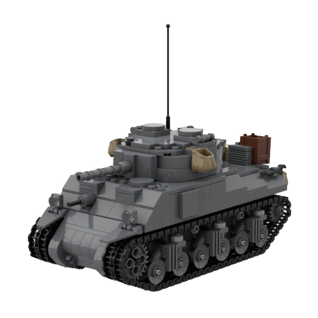 MOC - 150341 M4 sherman Klemmbausteine - LesDiy - Klemmbausteine