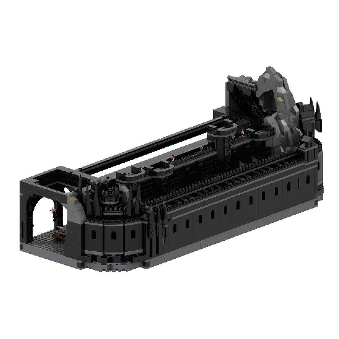 MOC - 152338 UCS Barad - Dur part 2/6 Klemmbausteine - LesDiy - Klemmbausteine