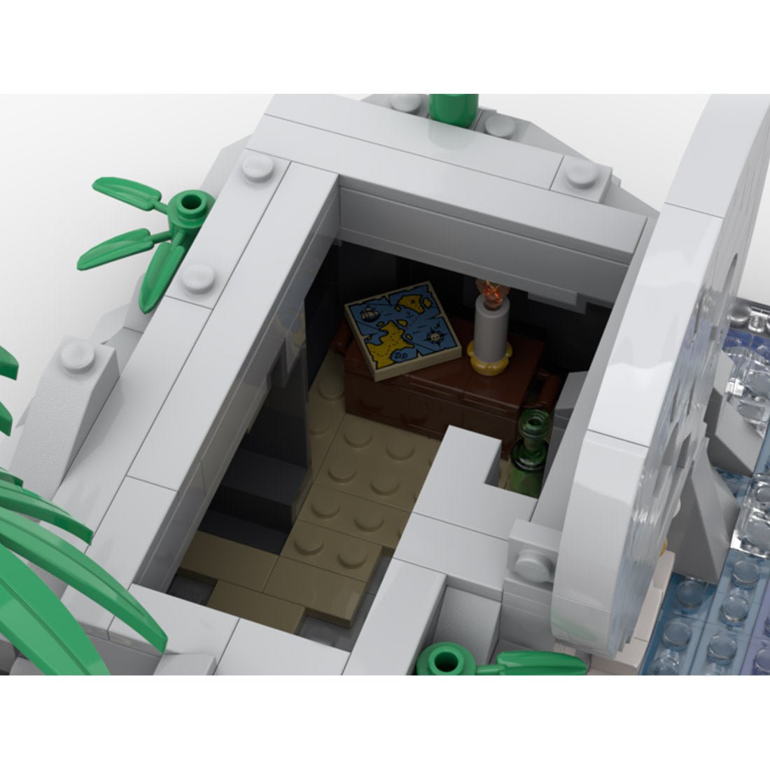 MOC - 152556 Skull Island Remake Klemmbausteine - LesDiy - Klemmbausteine