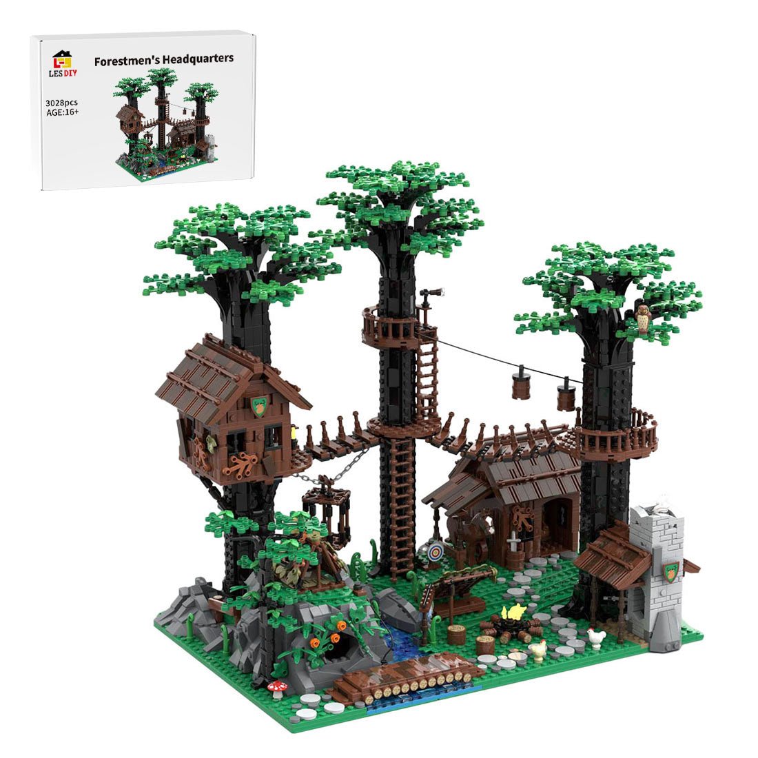 MOC - 153885 Schloss des Forsthauptquartiers - LesDiyproduct_type##