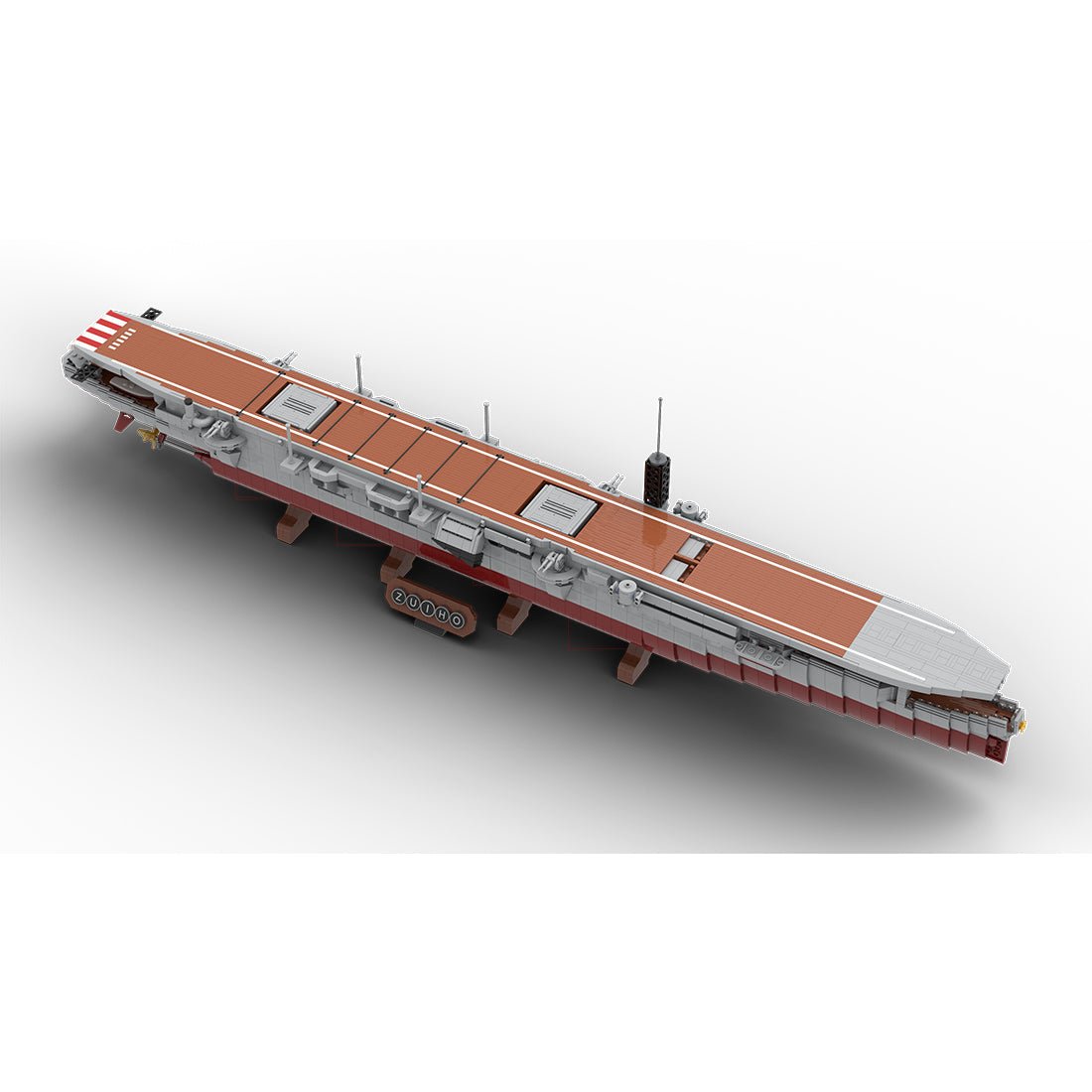 MOC - 15425 Japanese Zuiho Light Aircraft Carrier klemmbausteine - LesDiy - Klemmbausteine
