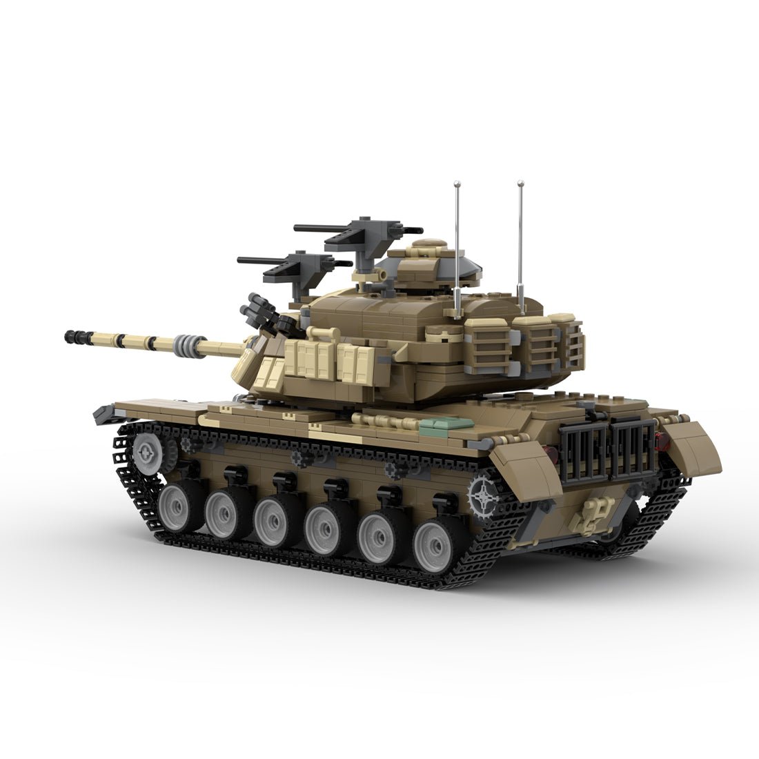 MOC - 156277 M60A3 Patton Magach Klemmbausteine - LesDiy - Klemmbausteine
