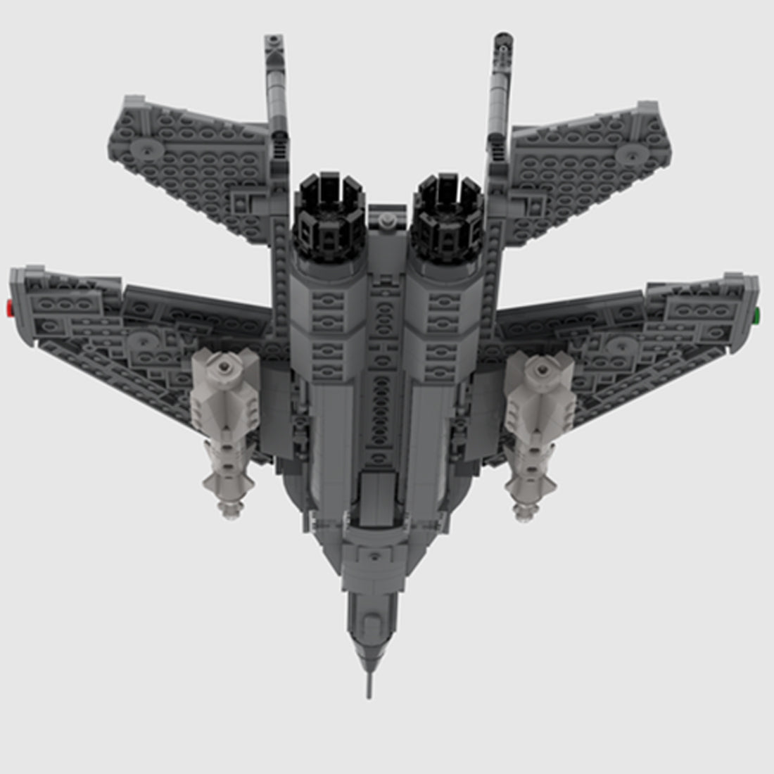 MOC - 156324 MiG 29 Militärkampfflugzeug - LesDiy - Klemmbausteine