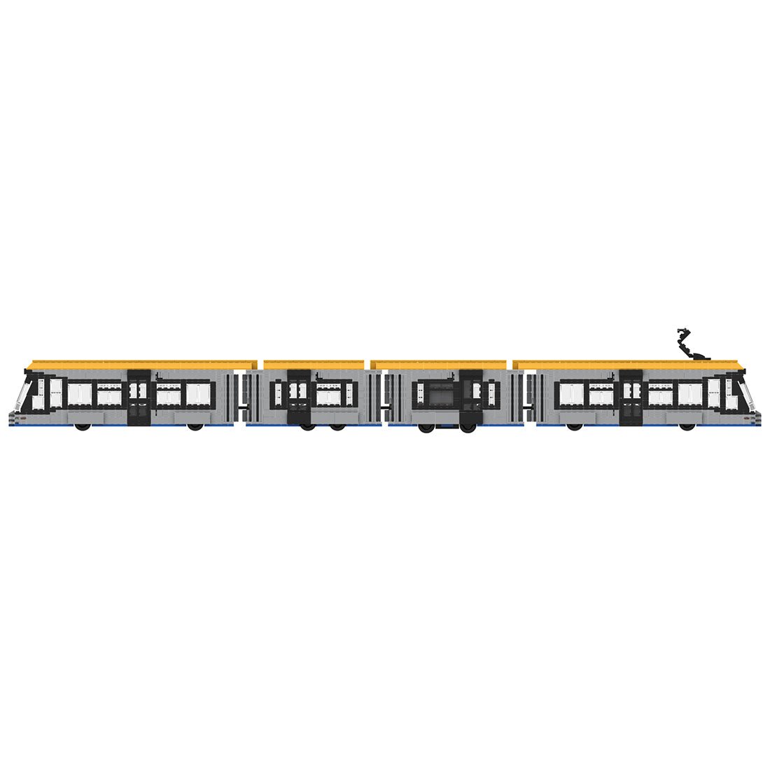 MOC - 156979 Tram LVB Leipzig Klemmbausteine - LesDiy - Klemmbausteine
