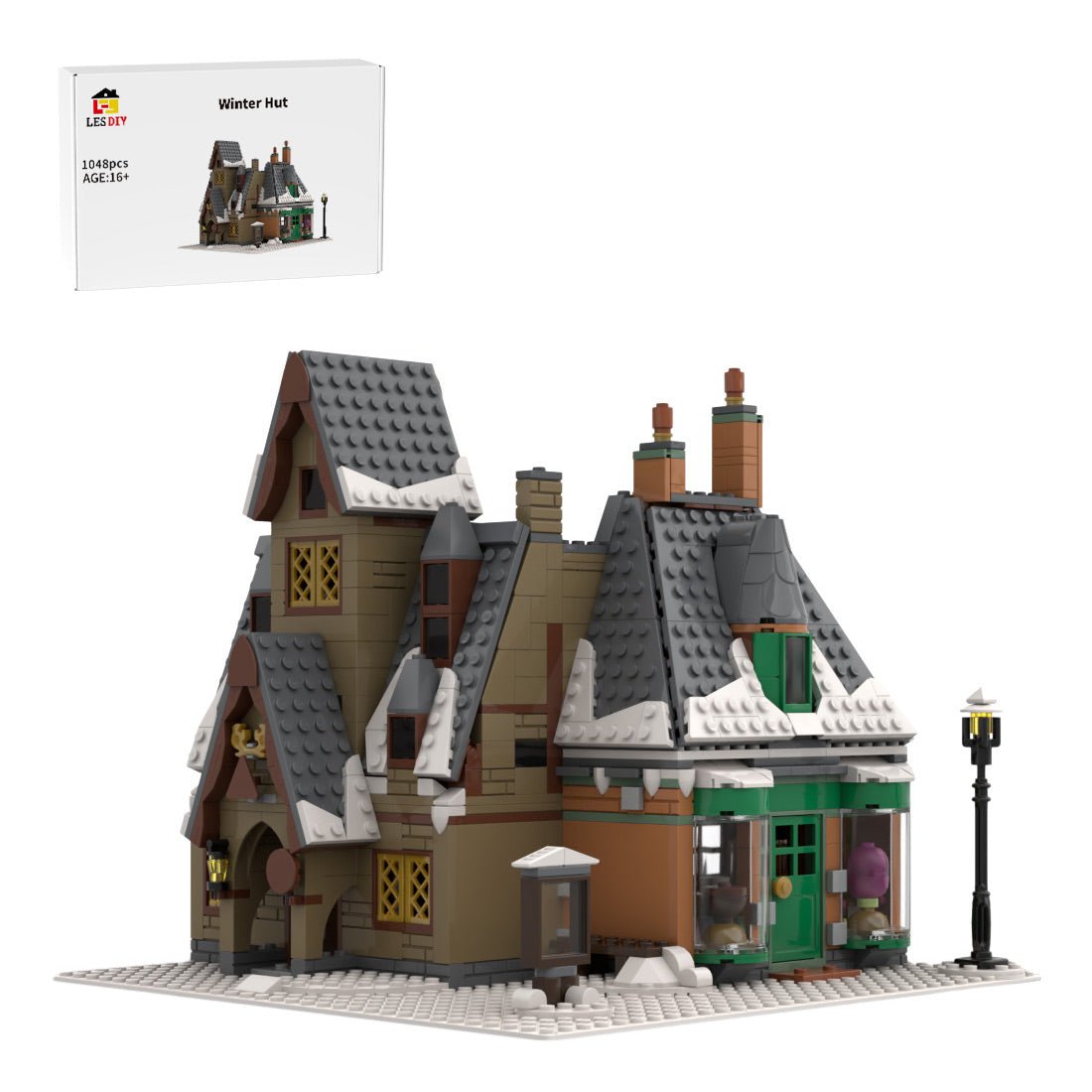 MOC - 158767 Winter Hut Klemmbausteine - LesDiy - Klemmbausteine