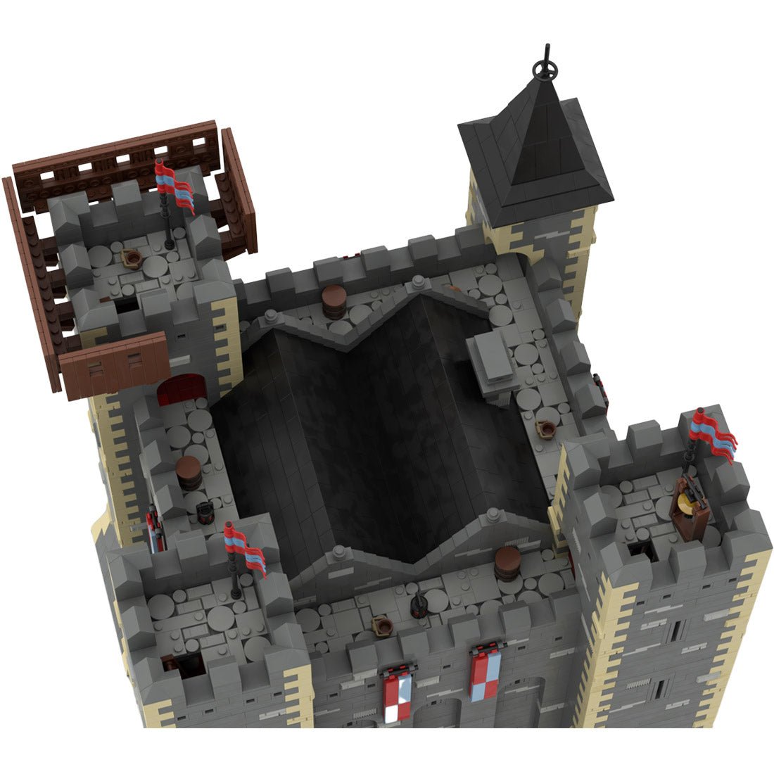 MOC - 159095 English Keep - Warchester Castle - LesDiy - Klemmbausteine