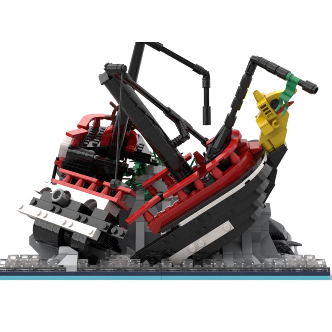 MOC - 159152 Shipwreck Island Remake Klemmbausteine - LesDiy - Klemmbausteine