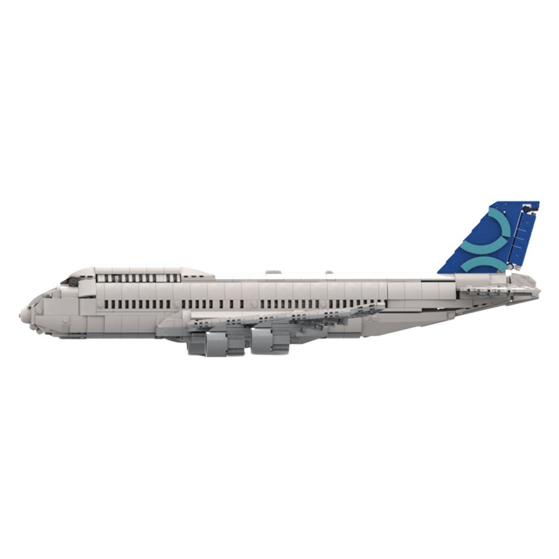 MOC - 160693 Boeing 747 Klemmbausteine - LesDiy - Klemmbausteine