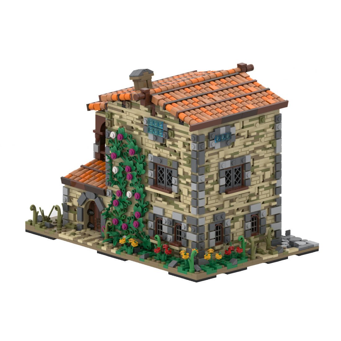 MOC - 162537 Old Italian house Klemmbausteine - LesDiy - Klemmbausteine