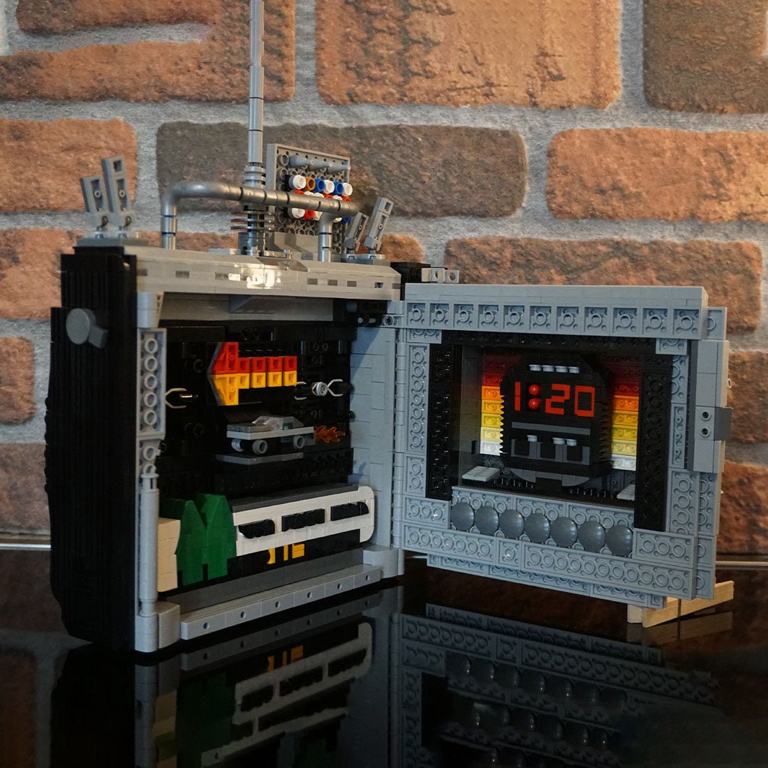MOC - 163490 Doc Browns DeLorean - Fernbedienung Klemmbausteine - LesDiy - Klemmbausteine