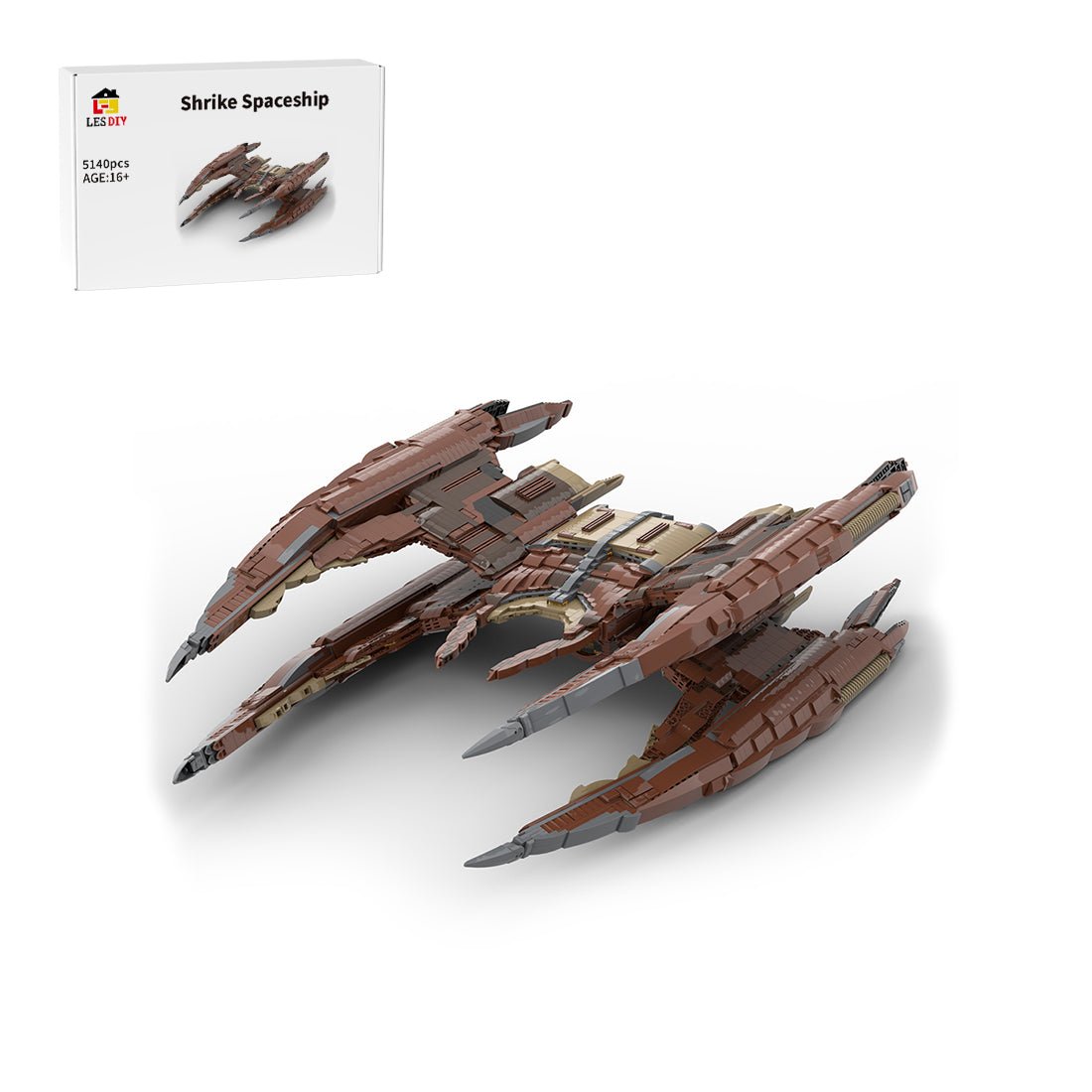 MOC - 164255 Star Trek: Picard - The Shrike Klemmbausteine - LesDiy - Klemmbausteine