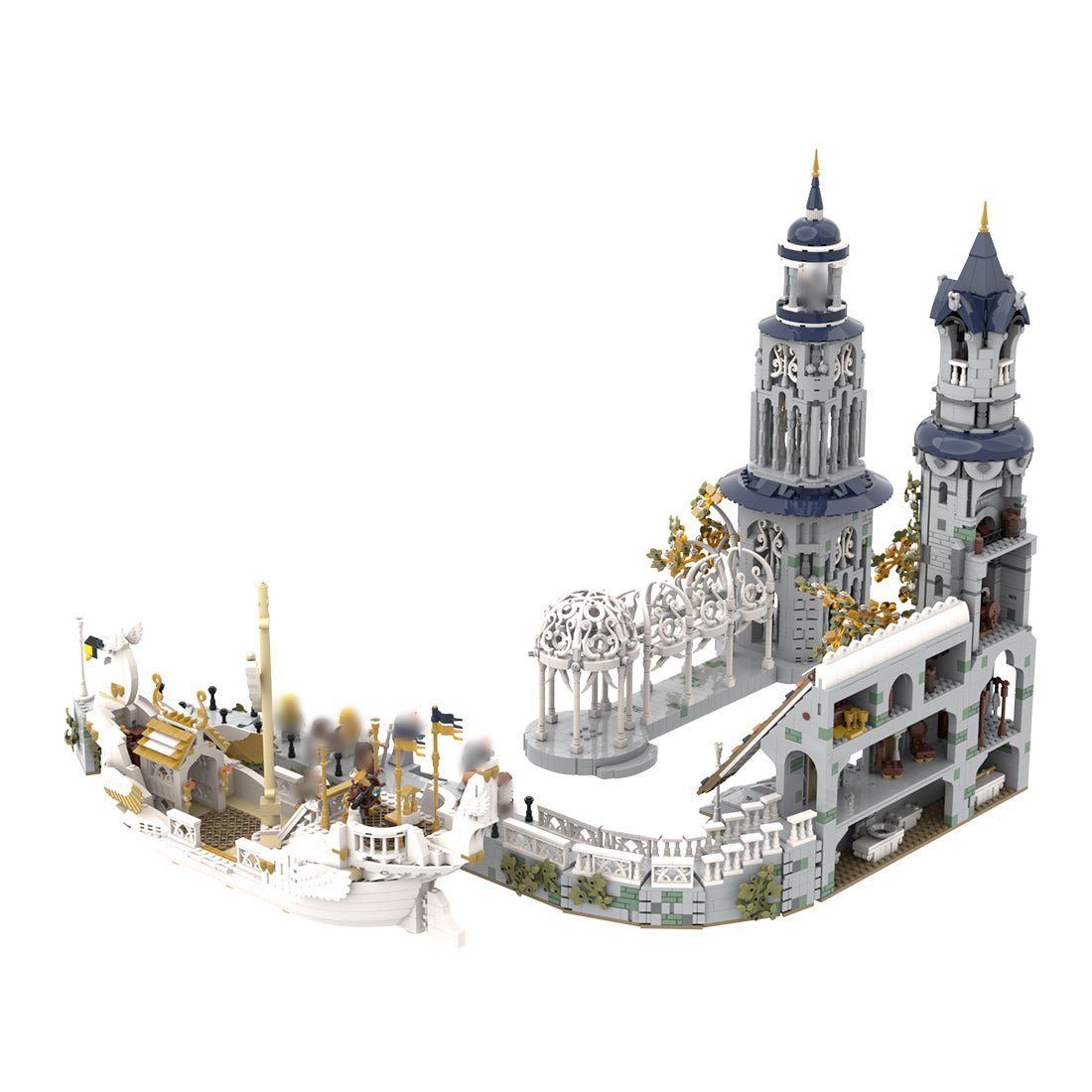 MOC - 164397 Grey Havens Klemmbausteine - LesDiy - Klemmbausteine